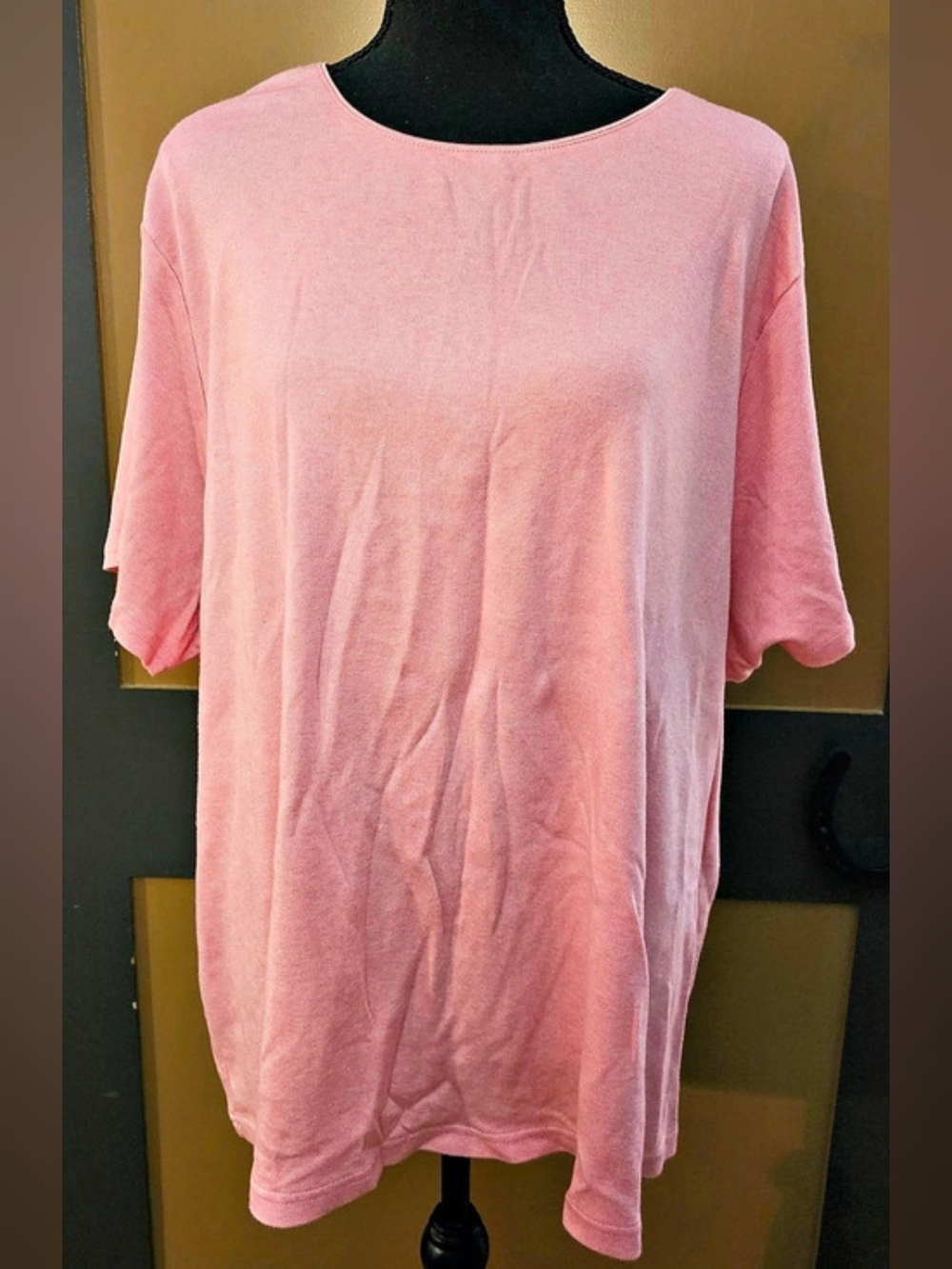 Merona Pink Short Sleeve Top Size 3X ✨️Like New✨️